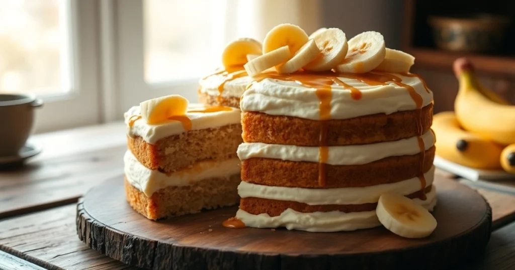 How to Make a Moist and Delicious Banana Cream Cake Step-by-Step