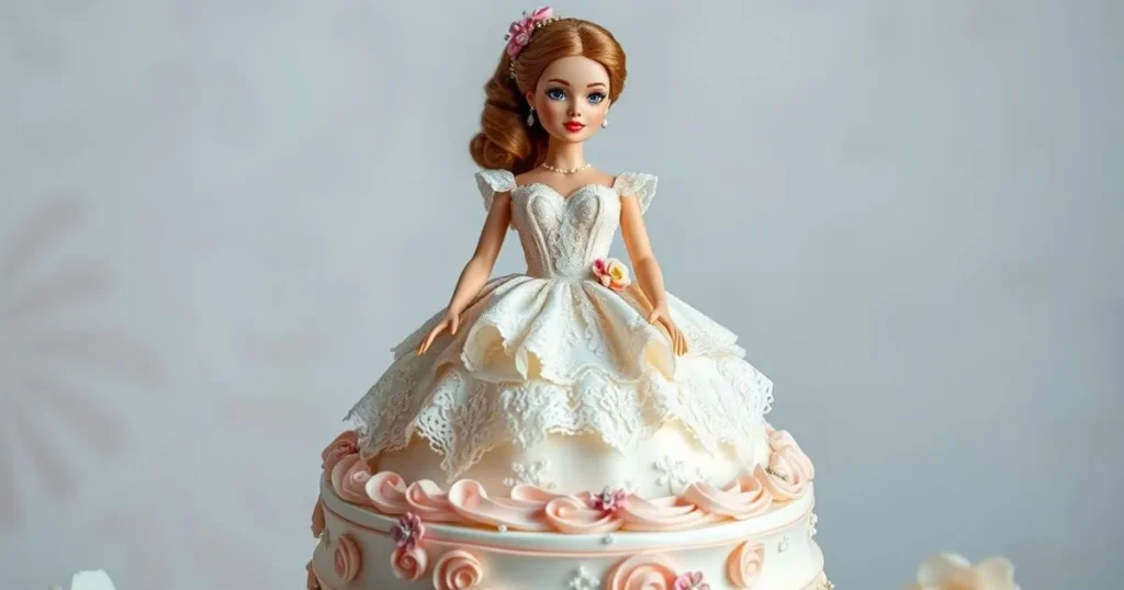 Barbie Doll Cake