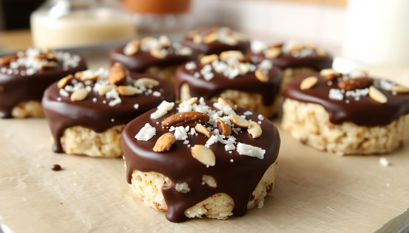 chocolate rice cakes