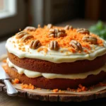 Easy Carrot Cake Recipe with Cream Cheese Frosting